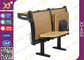 Bureau et chaise d'école de finition de stratifié de Seat de contreplaqué moulés par bloc - notes pliable fournisseur
