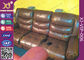 Chaises étendues électriques de sofa favorable à l'environnement de home cinéma avec la porte-bouteilles fournisseur